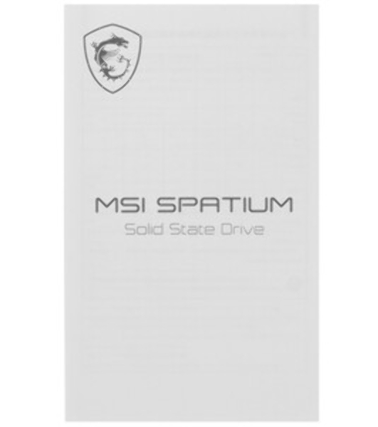 Накопитель SSD PCIE 5.0 NVME M.2 1Tb SPATIUM M560 1Tb MSI