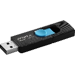 Флешка USB ADATA UV220 (AUV220-64G-RBKBL), 64Gb, USB 2.0, R/W 15/5, черный/голубой, фото2