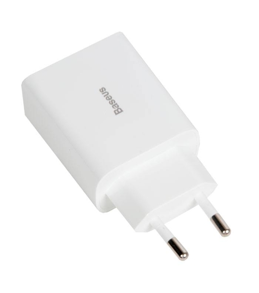 Сетевое зарядное устройство BASEUS Speed Mini, один порт Type-C, 20W, 5V, 3.0A, белый