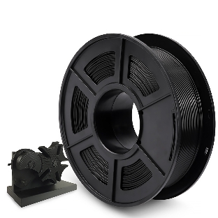Филамент NVPrint PLA черный для 3D печати диаметр 1.75мм длина 330 метров масса 1 кг