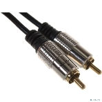 Шнур Rexant Стерео 3,5 мм - 2 RCA 3 м (GOLD-металл), фото3