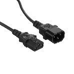 Кабель монитор-компьютер (UPS->уст-во) ExeGate Power EC-1P (С13->С14) VDE-250V-3*0,75-CU, 10A, 1м, фото 1