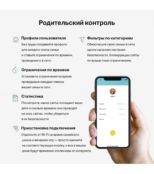 Домашняя Mesh Wi-Fi система TP-Link Deco S7(2-pack) AC1900