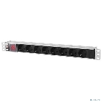 Блок розеток Rem-10 с выкл., 8 Sсhuko, 10 A, алюм., 19', шнур 1.8 м. 1,8 IEC 60320 C14, фото10