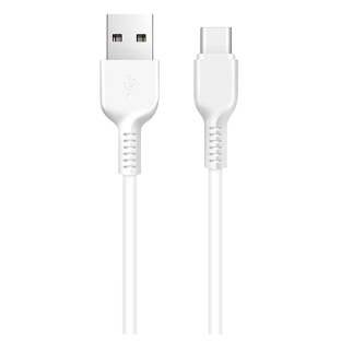 Кабель USB 2.0 HOCO X13, AM/Type-C M, белый, 1м