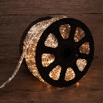 Дюралайт Neon-night LED, свечение с динамикой (3W) - теплый белый, 24 LED/м, бухта 100м, фото 1