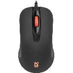 Мышь проводная Defender Ultra Classic MB-280 черный, 1200 dpi, USB, кнопки - 4, фото2