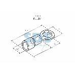 Наконечник кольцевой изолированный Rexant ø 4.3 мм 0.5-1.5 мм² (НКи 1.5-4/НКи 1,25-4) красный, фото2