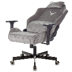 Кресло Бюрократ Knight N1 Fabric серый, ткань, 120 кг, механизм качания, фото28
