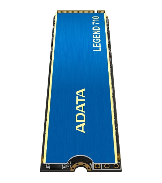 Накопитель SSD ADATA LEGEND 710, 256Gb, PCIe 3.0 x4, M.2 2280, NVMe, R/W 2100/1000, с радиатором