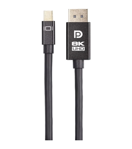 Кабель 1.4V Mini DisplayPort M <--> DisplayPort M 1,8м 4K@120HZ 8K@60HZ Telecom (TA683M-1.8M)