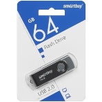 Флешка USB Smartbuy Twist black (SB064GB2TWK), 64Gb, USB 2.0, R/W 20/10, черный, фото5