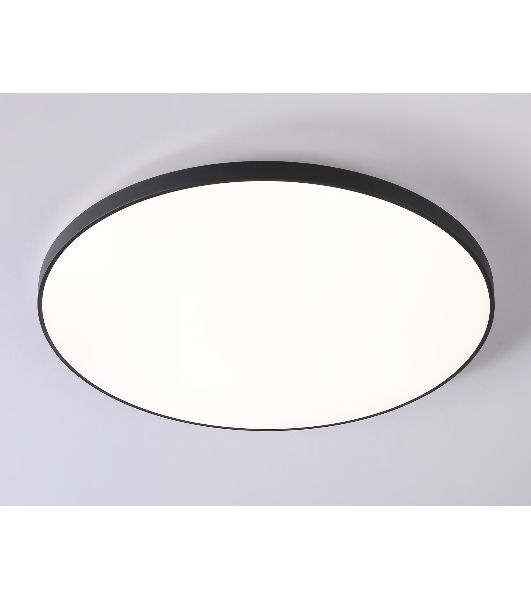 Потолочный светодиодный светильник Ambrella light FZ1227 BK черный IP44 43W 4200K D455*60 (Без ПДУ)