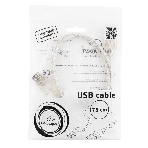 Кабель-удлинитель USB2.0 Pro Cablexpert CCF-USB2-AMAF-TR-0.75M, AM/AF, 0,75м, экран, 2феррит.кольца, прозрачный, пакет, фото6