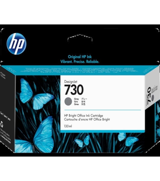 Картридж струйный HP 730 для HP DesignJet T1700, 130 мл, серый