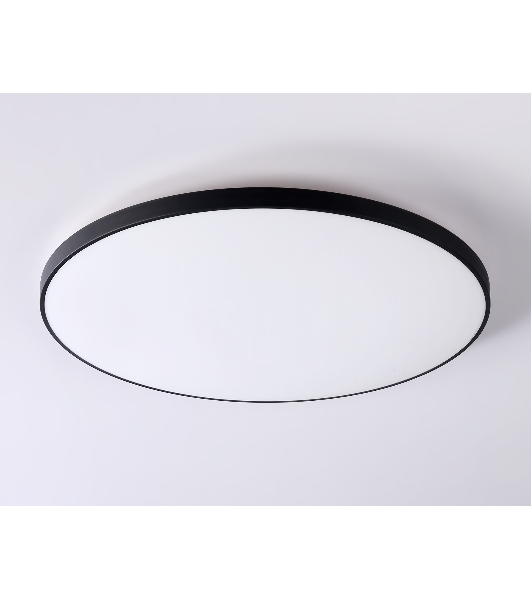 Потолочный светодиодный светильник Ambrella light FZ1227 BK черный IP44 43W 4200K D455*60 (Без ПДУ)