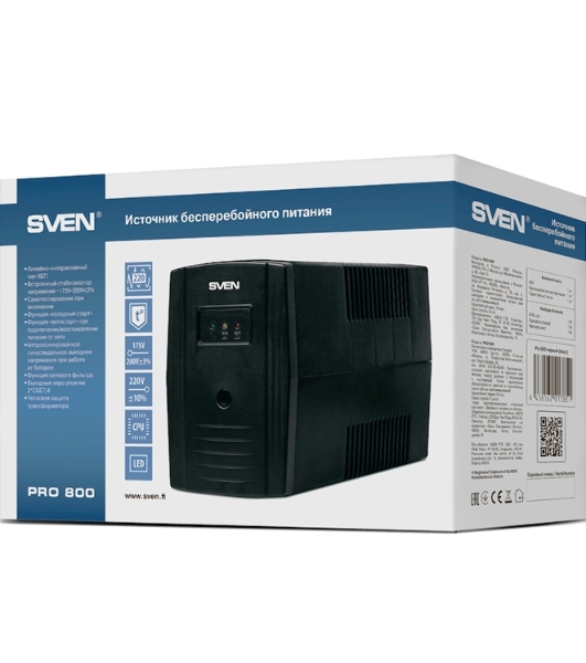 Источник бесперебойного питания SVEN Pro 800