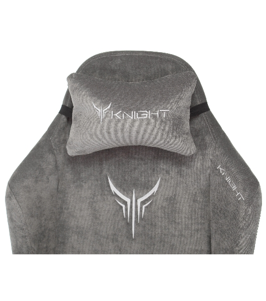 Кресло Бюрократ Knight N1 Fabric серый, ткань, 120 кг, механизм качания
