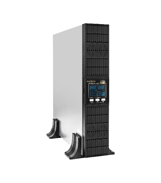 Источник бесперебойного питания On-line ExeGate EP285648RUS PowerExpert ULS-3000.LCD.AVR.C13.USB.RS232.SNMP.2U 3000VA/3000W, On-Line, PF=1, LCD, 6*IEC-C13, RS232, USB, SNMP-slot, Rackmount 2U/Tower, черный