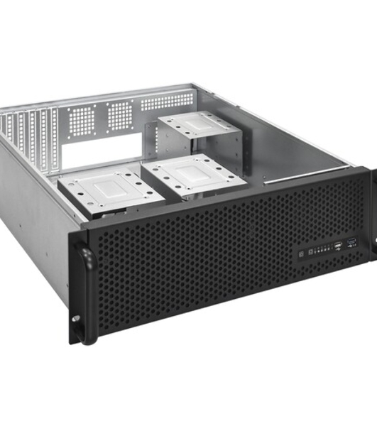 Серверный корпус ExeGate EX293922RUS Pro 3U450-09 (RM 19', высота 3U, глубина 450, БП 1100ADS, USB)