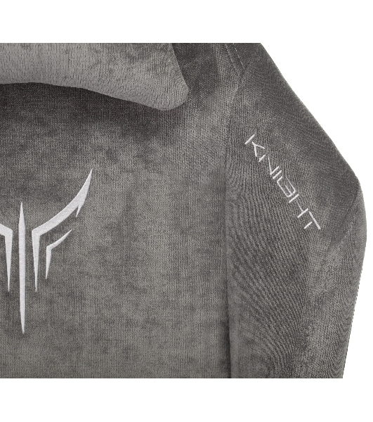 Кресло Бюрократ Knight N1 Fabric серый, ткань, 120 кг, механизм качания