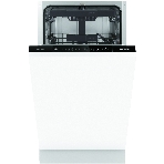 Встраиваемая посудомоечная машина Gorenje GV561D10, узкая, ширина 44.8см, полновстраиваемая, загрузка 11 комплектов, фото10