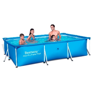 Бассейн Bestway каркасный прямоугольный Steel Pro 300х201х66 см, 3300л., 56404 Bestway