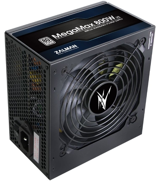 Блок питания Zalman MegaMax 800W RTL (ZM800-TXII V2), 800Вт, 80 PLUS, 120мм, черный