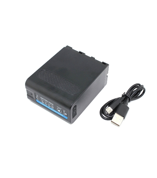 Аккумуляторная батарея для видеокамеры Sony CCD-RV (NP-F970) USB Type-C 7.4V 10500mAh усиленная