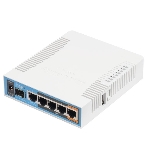 Сетевое оборудование MikroTik RB962UiGS-5HacT2HnT Роутер 2.4+5ГГц, 802.11a/b/g/n/ac, 5x Ethernet 1G, 1x SFP, фото5