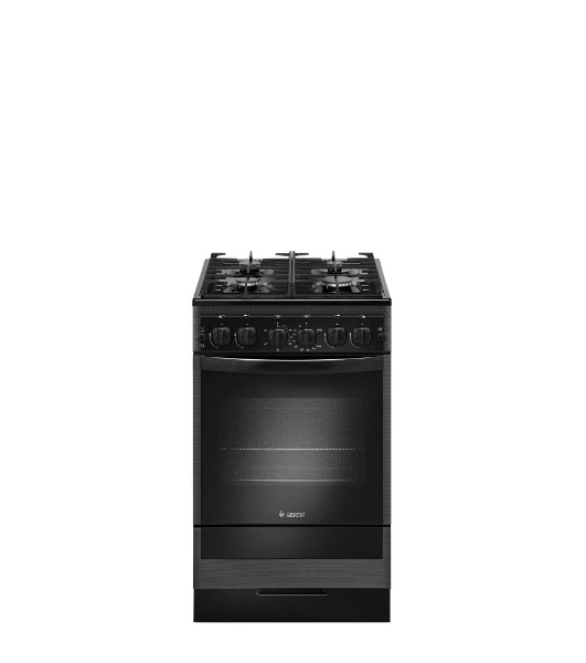 Плита газовая Gefest ПГ 5500-02 0115 черный, конфорок 4 шт, духовка 52 л, 50 см x 85 см x 58.5 см