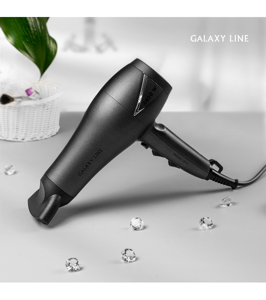 Фен Galaxy Line GL 4341 черный, 2400 Вт