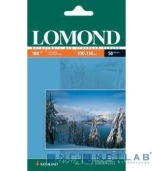 Фотобумага Lomond односторонняя матовая, 180г/м2,A6 (10X15)/50л. для струйной печати