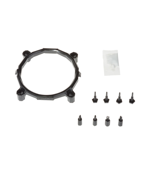 Кулер Cooler ID-Cooling DK-01S серебристый/черный 80мм алюминий 2200rpm 24db 3-pin 65W