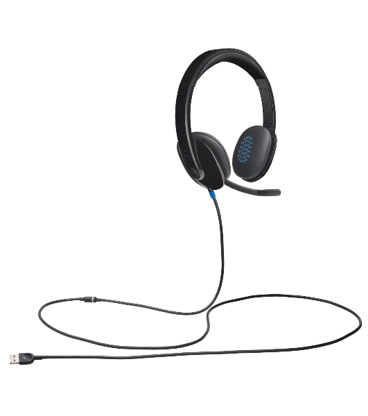 Гарнитура Logitech USB Headset H540 чёрный, проводная, USB