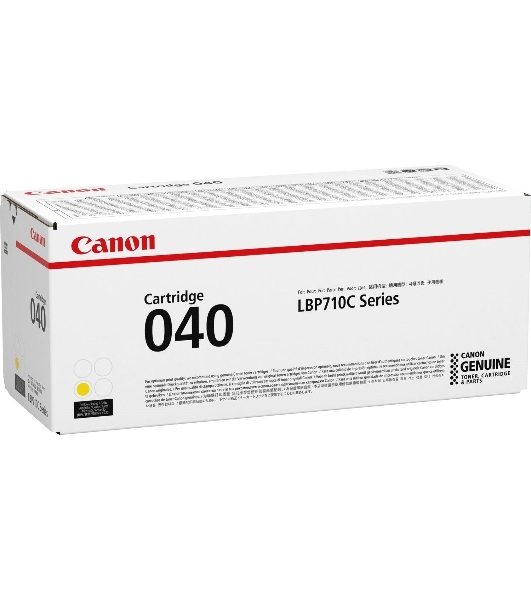 Картридж лазерный Canon Cartridge 040Y (0454C001) желтый, 5400 стр., для LBP710Cx/712Cx