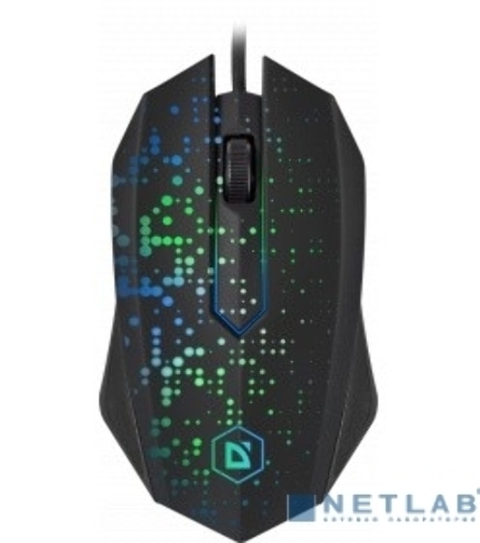 Мышь проводная Defender Event MB-754 черный, 1000 dpi, USB, кнопки - 3