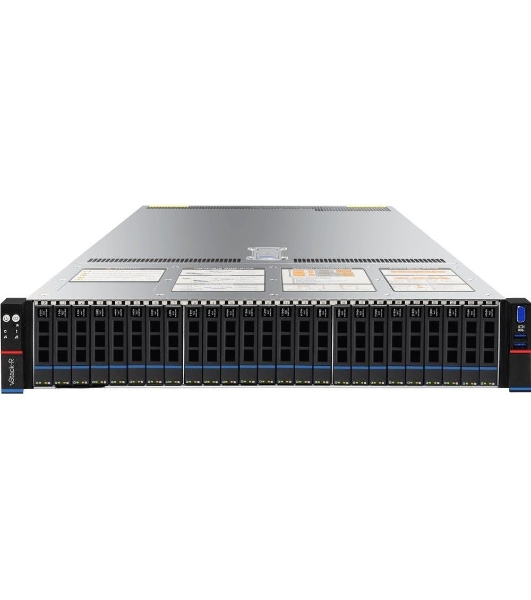Серверная платформа Gooxi SL201-D24R-NV-G4 2u 24bay server with NVME bp,based on rapid sapphire, cooler 350W 2xPCIe 5.0x16; 4xPCIe 4.0x8 2x 2.5' rear SAS/SATA 2x 2.5' rear NVMe 1300W 1+1 EU power cables rail kit