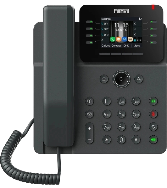 Телефон IP Fanvil V62G черный