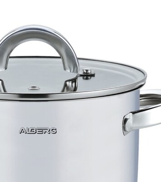 Кастрюля ALBERG AL-2130 с крышкой 7,6 л