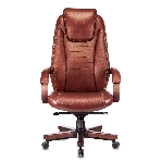Кресло Бюрократ T-9923WALNUT Leather Eichel светло-коричневый, кожа, фото9