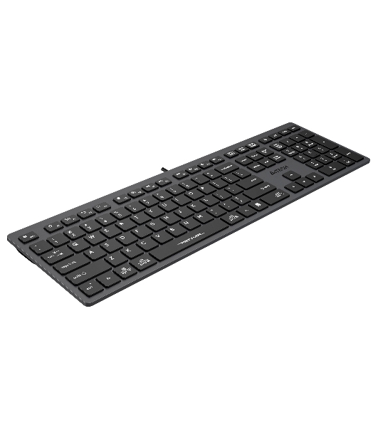 Клавиатура проводная A4Tech Fstyler FX50, USB, серый