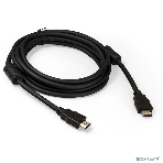 Кабель HDMI Exegate EX287724RUS EX-CC-HDMI2-3.0F (19M/19M, v2.0, 3м, 4K UHD, Ethernet, ферритовые кольца, позолоченные контакты), фото4