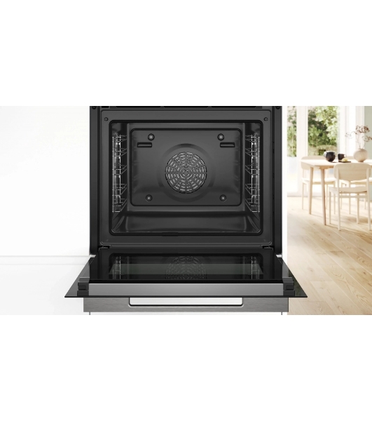 Встраиваемый духовой шкаф электрический Bosch HBG7764B1 черный