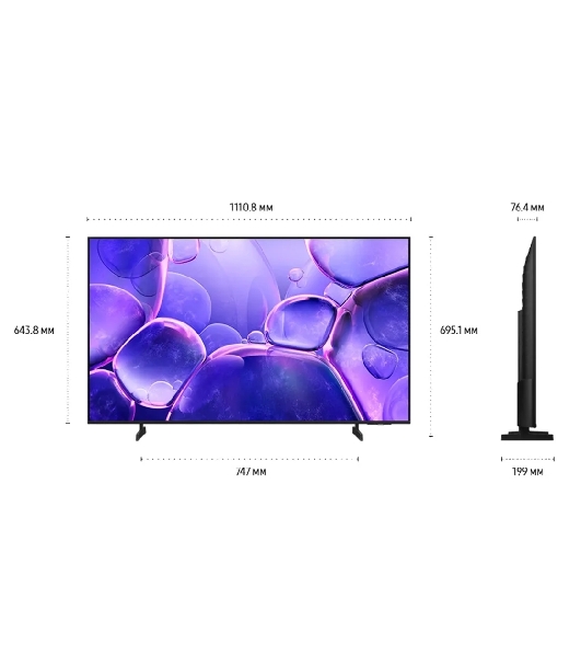 Телевизор Samsung 50' UE50U8000FUXRU черный DLED UHD Tizen 60Hz Smart TV