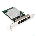 Сетевой адаптер ExeGate EXE-564 (PCI-E x1 v2.0, 4xRJ45, UTP 10/100/1000Mbps, Realtek Chipset RTL8111H+ASM1184e), фото10