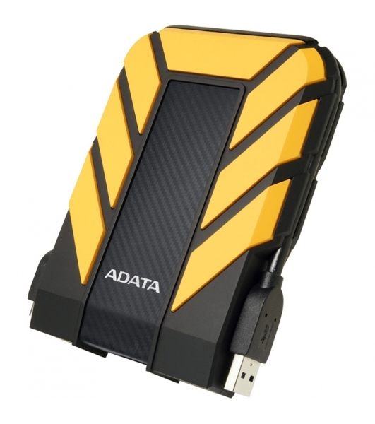Внешний HDD 2.5' ADATA HD710P, 2TB, USB 3.2 Gen 1 Type-A, 5400 rpm, желтый