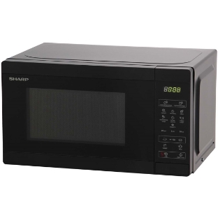 Микроволновая печь Sharp R-2800RK черный, 20 л, 800 Вт, переключатели - сенсор