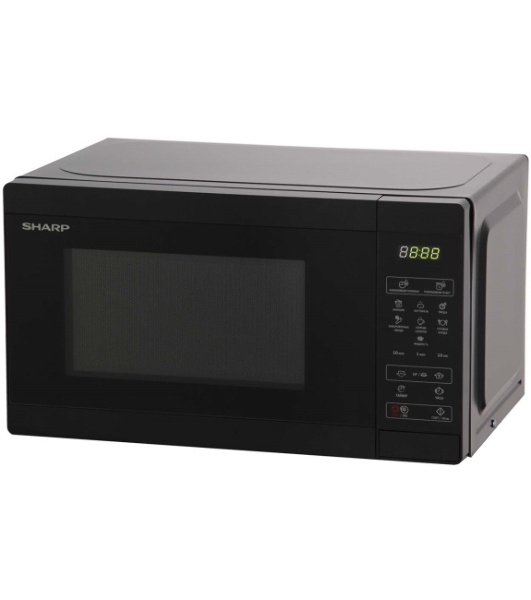 Микроволновая печь Sharp R-2800RK черный, 20 л, 800 Вт, переключатели - сенсор