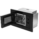 Встраиваемая микроволновая печь Gorenje, 20 л, 5 уровней мощности, 15 автопрограмм, электронное управление, дисплей, гриль, поворотный стол, цвет черный, ВxШxГ 38х56.8х34 см, фото3